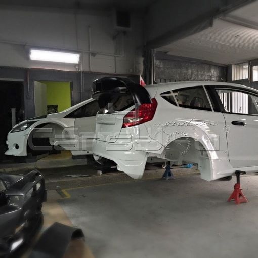 FIESTA WRC 2014 design LIGHTWEIGHT BODY KIT PROTOTYPE